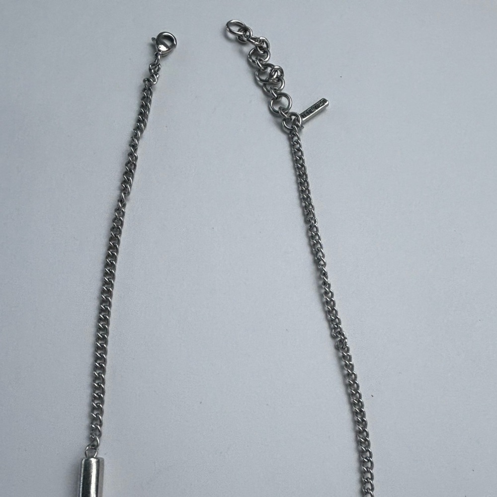 Nine West Silver and Black Statement Necklace - Picture 6 of 6